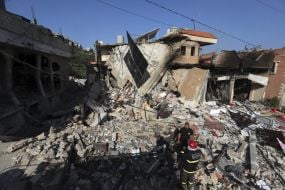 Death Toll From Two Days Of Israeli Strikes Reaches 558, Lebanon Says