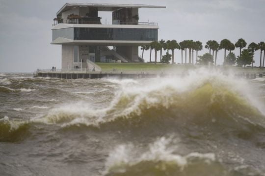 Helene Makes Landfall In Northwestern Florida As A Category 4 Hurricane