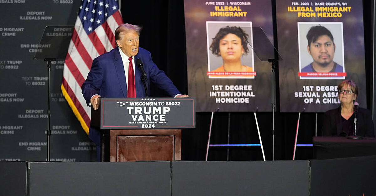 Harris should not be forgiven for ‘erasing’ border, Trump claims