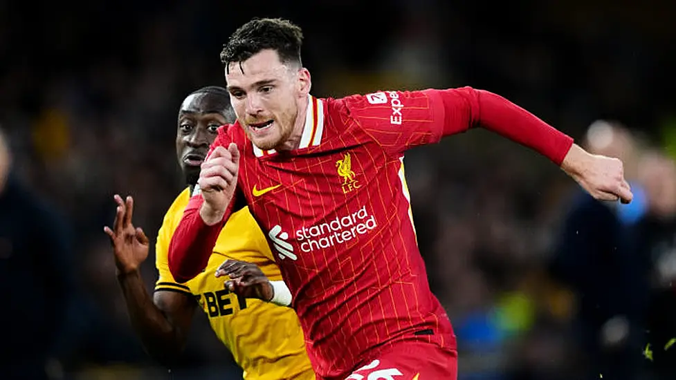 Arne Slot Expects Liverpool’s Andrew Robertson To Be Back In Training On Monday