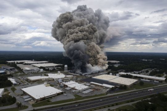 More Than 90,000 Take Shelter After Chemical Plant Fire Alert In Georgia