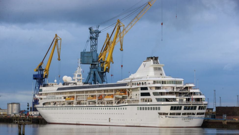 Passengers Bid Belfast Farewell As Marooned Luxury Liner Sets Off