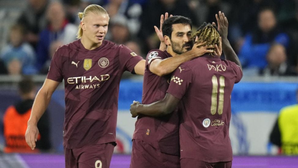 Manchester City Stroll Past Slovan Bratislava For First Champions League Win