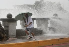 Thousands Evacuated In Taiwan As Typhoon Brings Heavy Rain