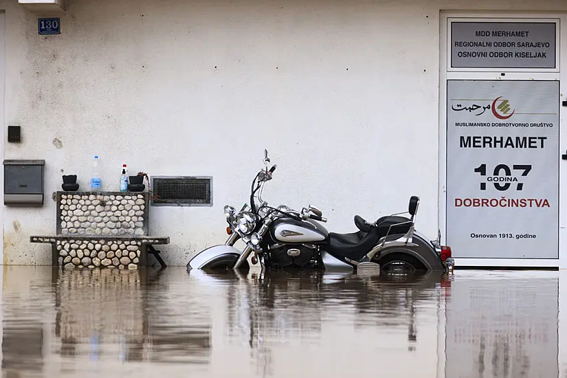 Heavy Floods Caused By Severe Rainstorm Hit Parts Of Bosnia