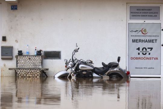 Heavy Floods Caused By Severe Rainstorm Hit Parts Of Bosnia