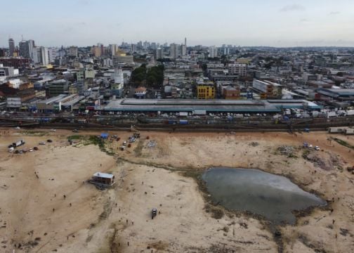 Major Tributary Of The Amazon At Lowest Level Ever Following Drought