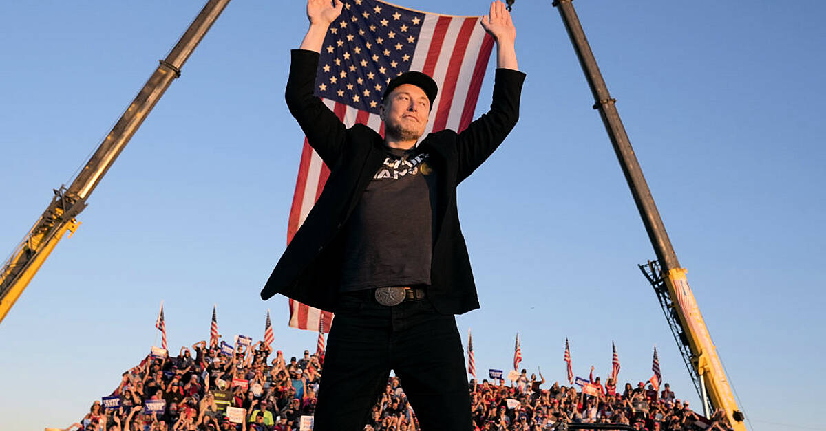 Elon Musk makes first appearance at Trump rally with dire words