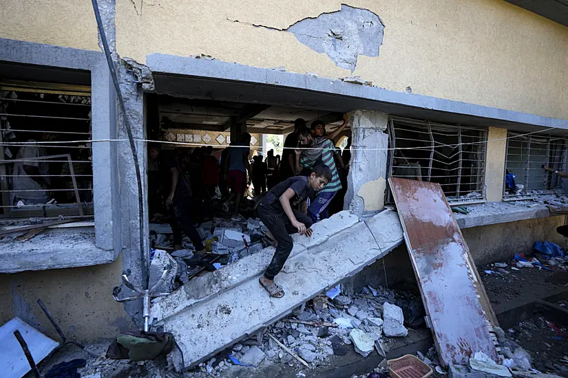 Israeli Strike On A School-Turned-Shelter In Gaza Kills At Least 27 People