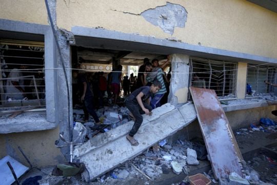 Israeli Strike On A School-Turned-Shelter In Gaza Kills At Least 27 People