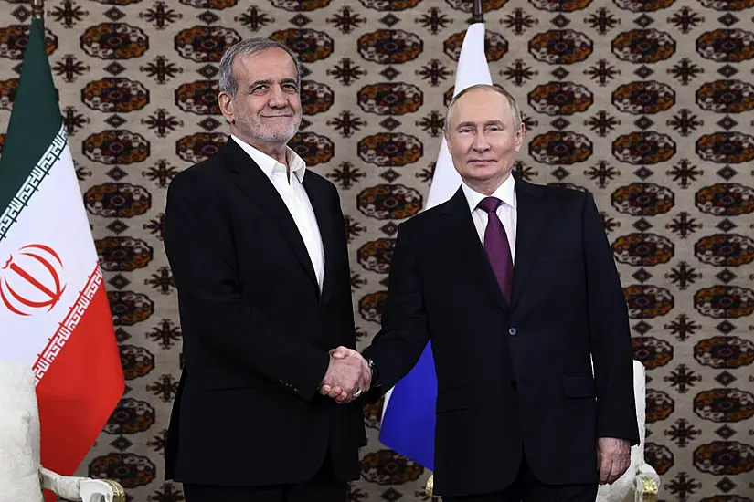 Russian And Iranian Presidents Meet As Concerns Grow Over Middle East Attacks