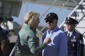 Biden Arrives In Florida To Survey Damage Caused By Hurricane Milton