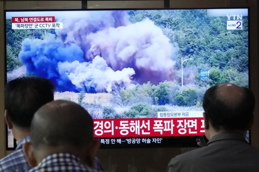 North Korea Blows Up Parts Of Inter-Korean Roads In Symbolic Display Of Anger