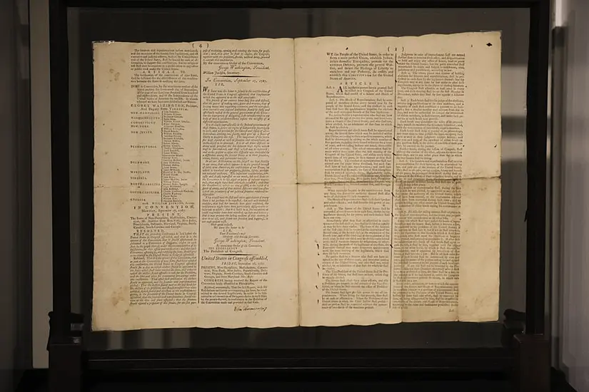 Rare Copy Of Us Constitution Sells For £7 Million At Auction