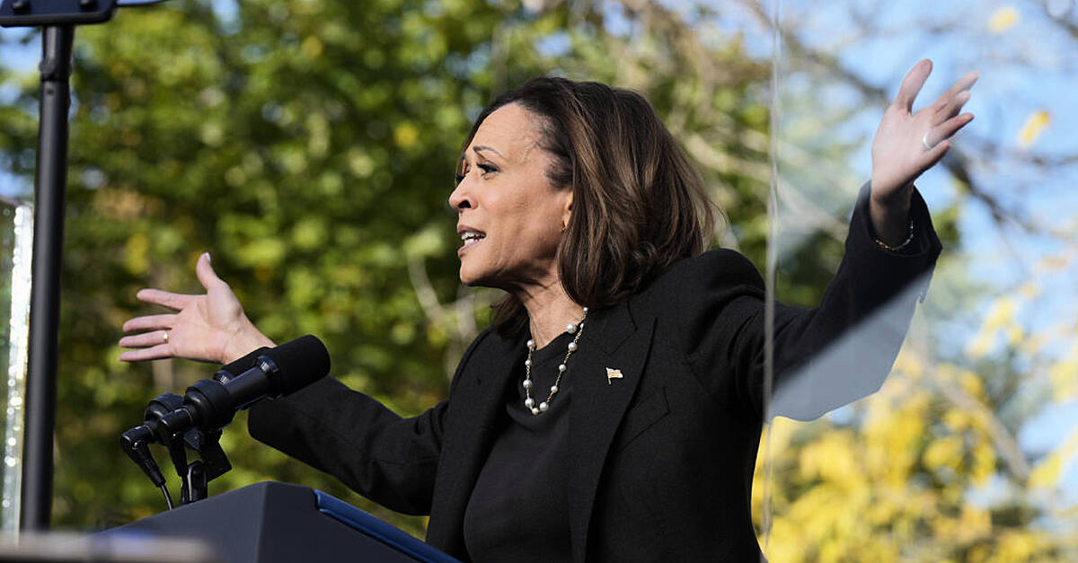 Trump fights back after Harris questions whether he is ‘exhausted’