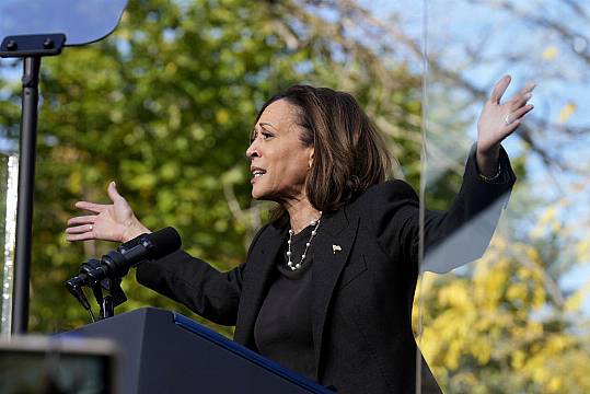 Trump Fights Back After Harris Questions Whether He Is ‘Exhausted’