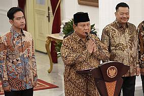 New President Subianto Announces 109 Members Of Indonesia’s Largest Cabinet