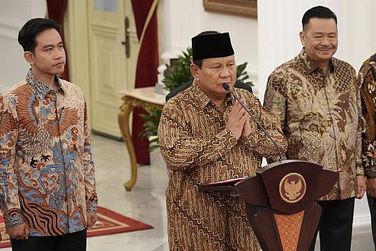 New President Subianto Announces 109 Members Of Indonesia’s Largest Cabinet