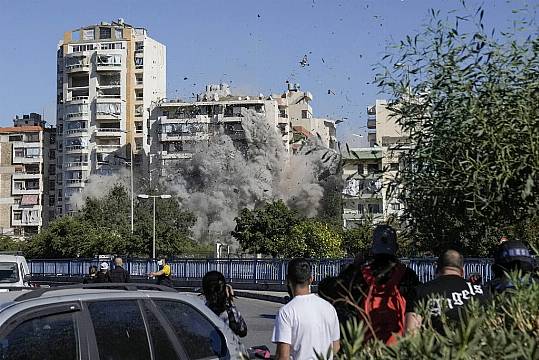 More Than A Dozen Killed In Israeli Strikes Near Beirut Hospital