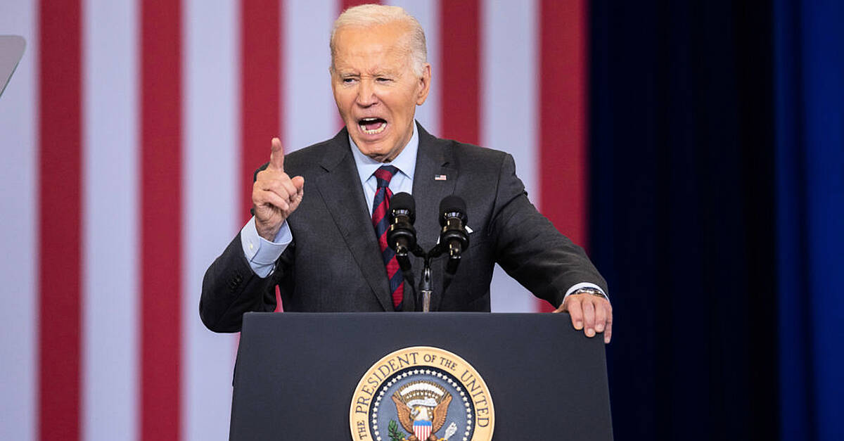 Biden says Trump should be locked up 'politically'