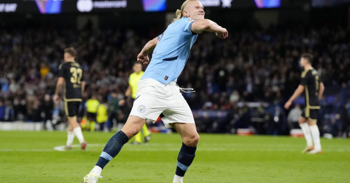 Phil Foden Hails ‘freak’ Erling Haaland After Stunning Champions League ...