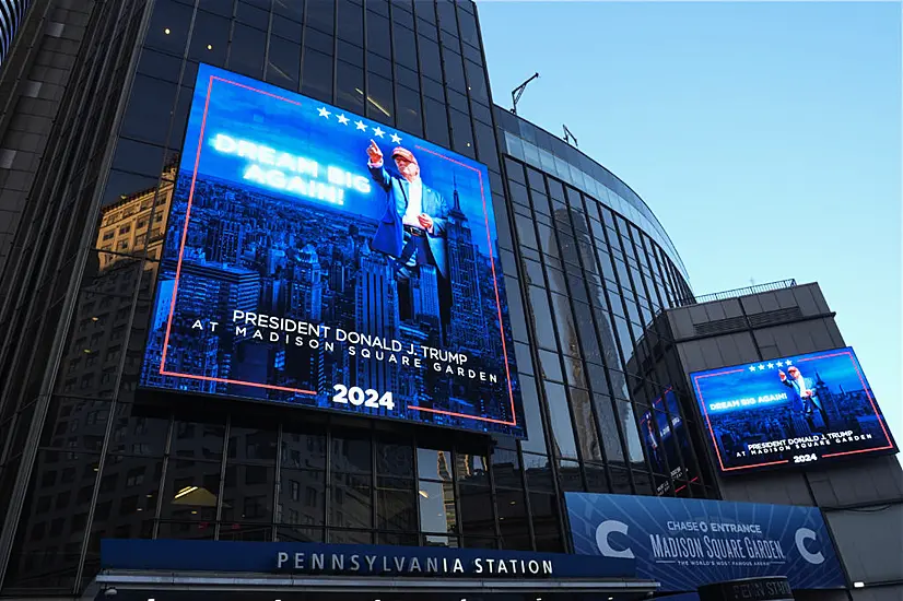 Trump Veers Away From Swing States For Hometown Rally At Madison Square Garden