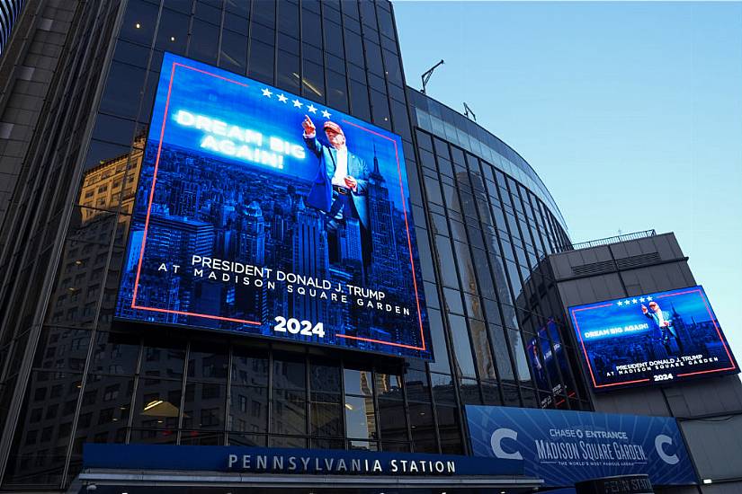 Trump Veers Away From Swing States For Hometown Rally At Madison Square Garden