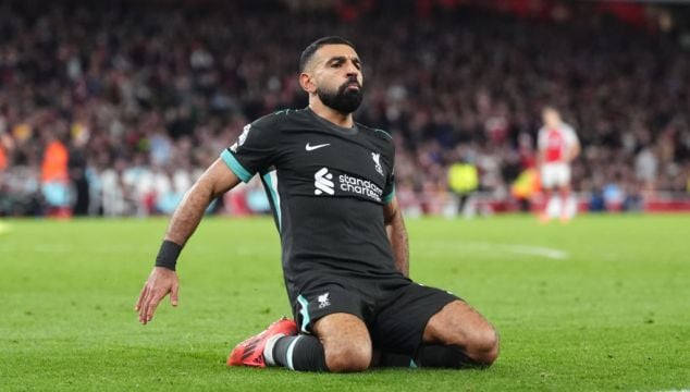 Mohamed Salah Equaliser Denies Arsenal Victory Against Title Rivals Liverpool