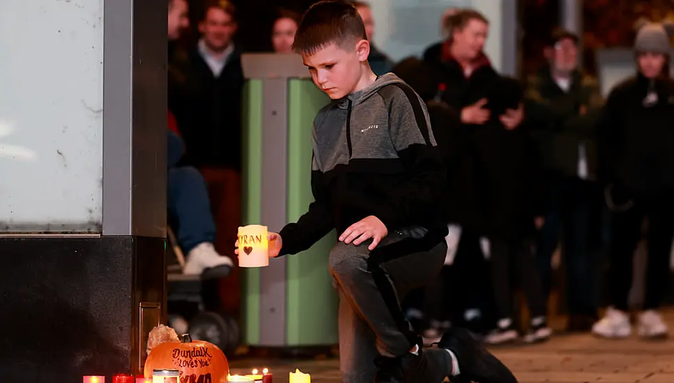 Vigil Held In Dundalk For Missing Schoolboy Kyran Durnin