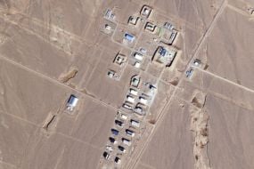 Satellite Photos Show Israeli Strike Likely Hit Iran Revolutionary Guard Base