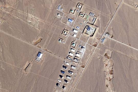 Satellite Photos Show Israeli Strike Likely Hit Iran Revolutionary Guard Base