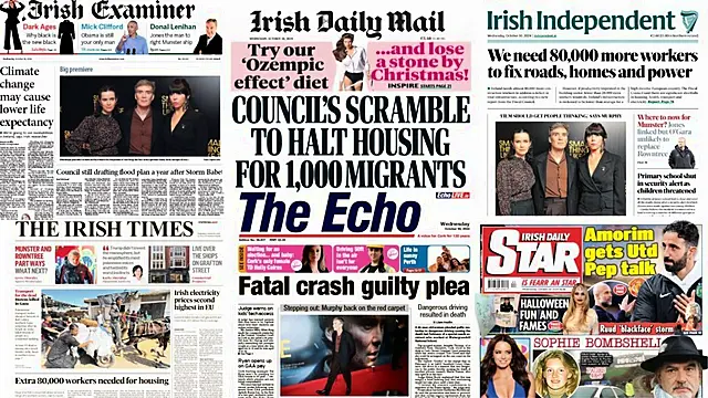 What The Papers Say: Wednesday's Front Pages