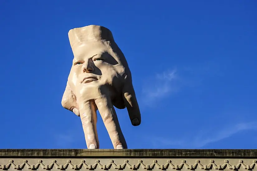 Controversial Hand Sculpture Which Towered Over City To Be Removed