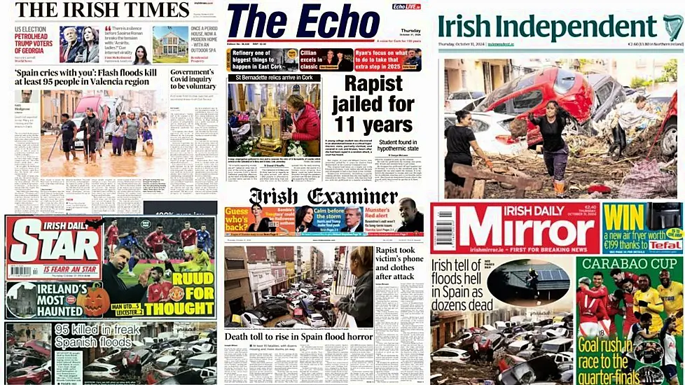 What The Papers Say: Thursday's Front Pages