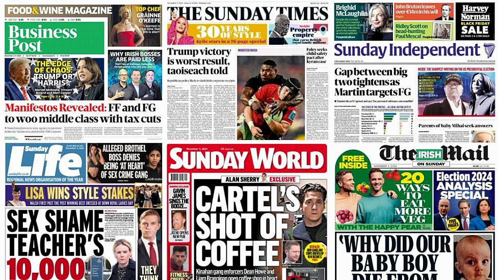 What The Papers Say: Sunday's Front Pages