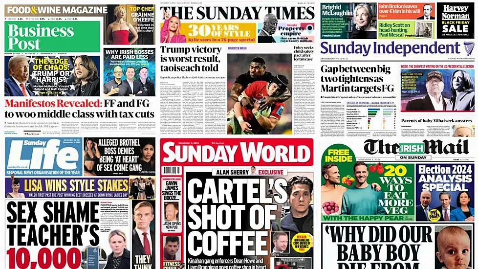 What The Papers Say: Sunday's Front Pages