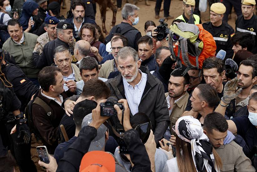 Angry Flood Survivors Hurl Mud And Insults At Spain’s King Felipe Vi