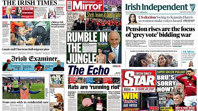 What The Papers Say: Monday's Front Pages