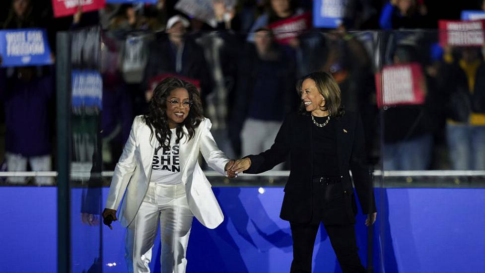 Oprah Winfrey Among Stars Offering Final Push For Kamala Harris: ‘Yes She Can’