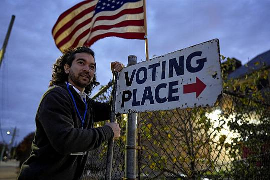 In Pictures: Americans Head To The Polls To Choose Between Harris And Trump