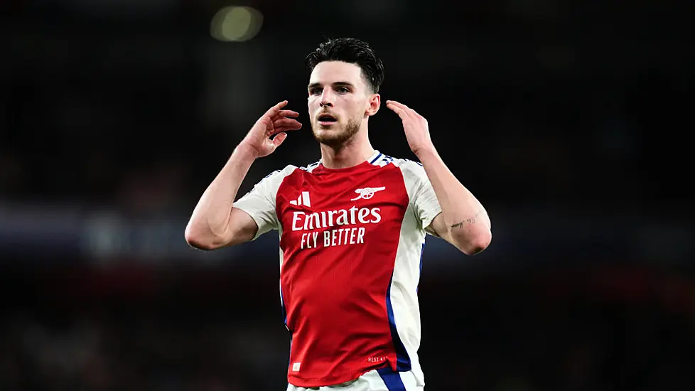 Declan Rice Injury Blow For Arsenal Ahead Of Champions League Trip To Milan