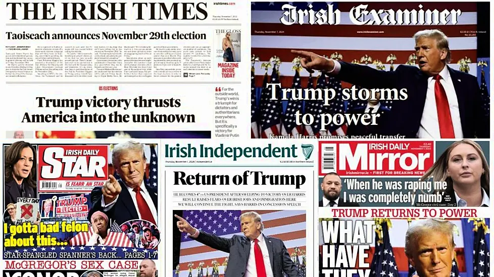 What The Papers Say: Thursday's Front Pages