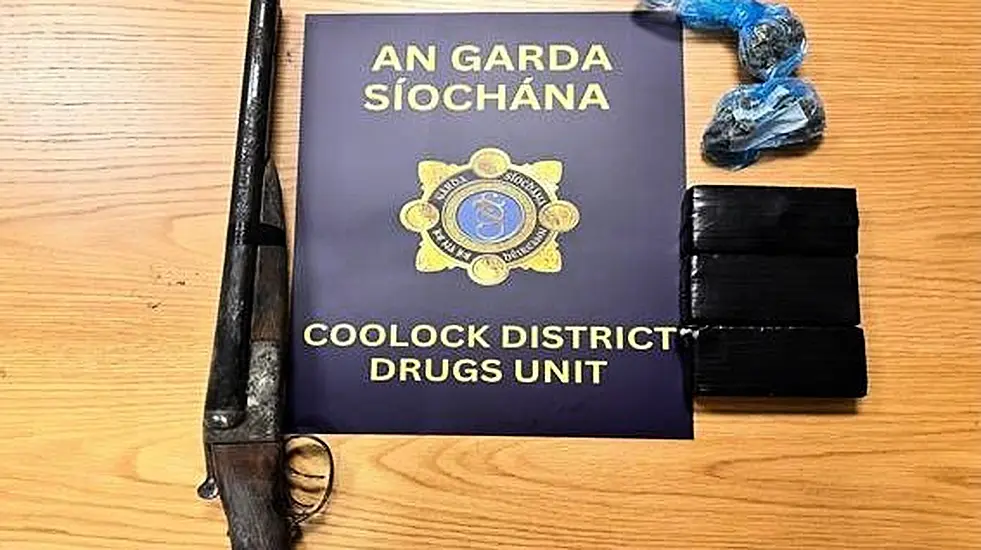 Man Arrested After Shotgun, €35,000 Cocaine And Cannabis Found During Search