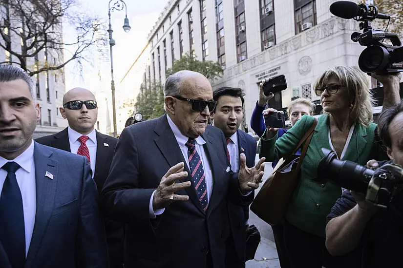 Combative Giuliani Appears In Court After Missing Deadline To Surrender Assets