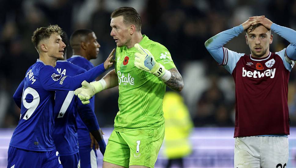 Jordan Pickford Secures Everton Hard-Fought Point At West Ham