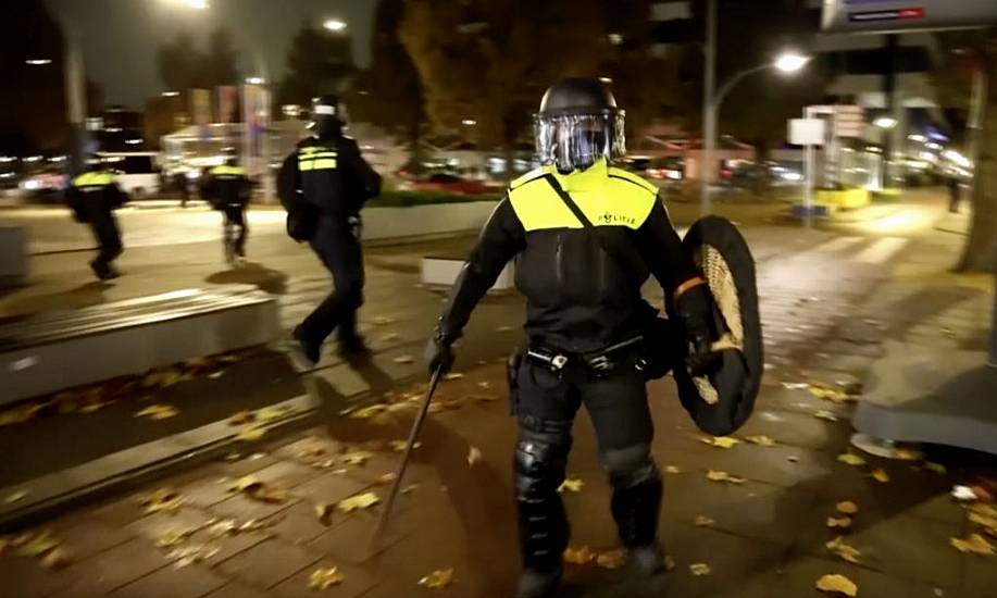 Amsterdam Police Warn Of Fresh Calls For Unrest A Day After Rioters Torch Tram