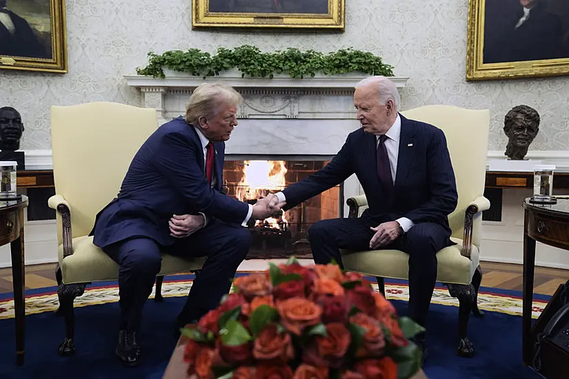 Trump Returns To Washington In Triumph And Meets Biden At White House