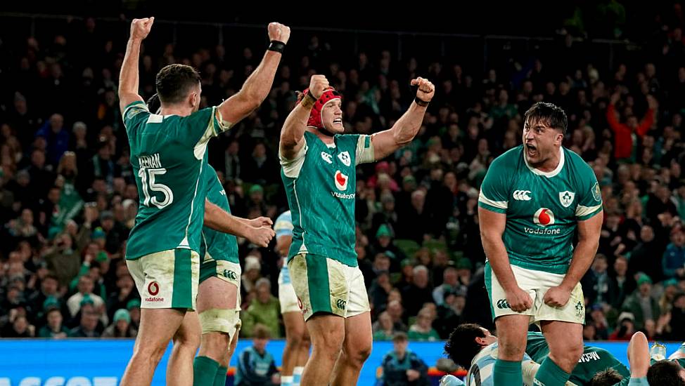 Ireland Hold Off Argentina Fightback To Return To Winning Ways In Dublin