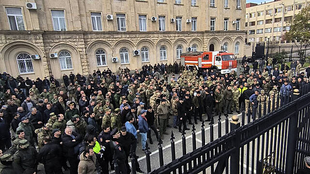 Protesters Refuse To Cede Control Of Government Buildings In Georgian Province