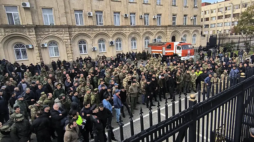 Protesters Refuse To Cede Control Of Government Buildings In Georgian Province